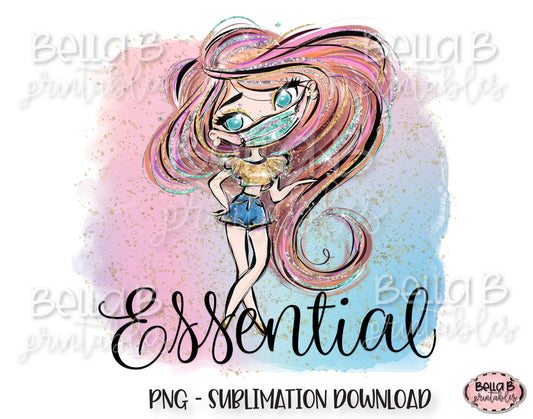 Essential Worker Sublimation Design, Essential Employee
