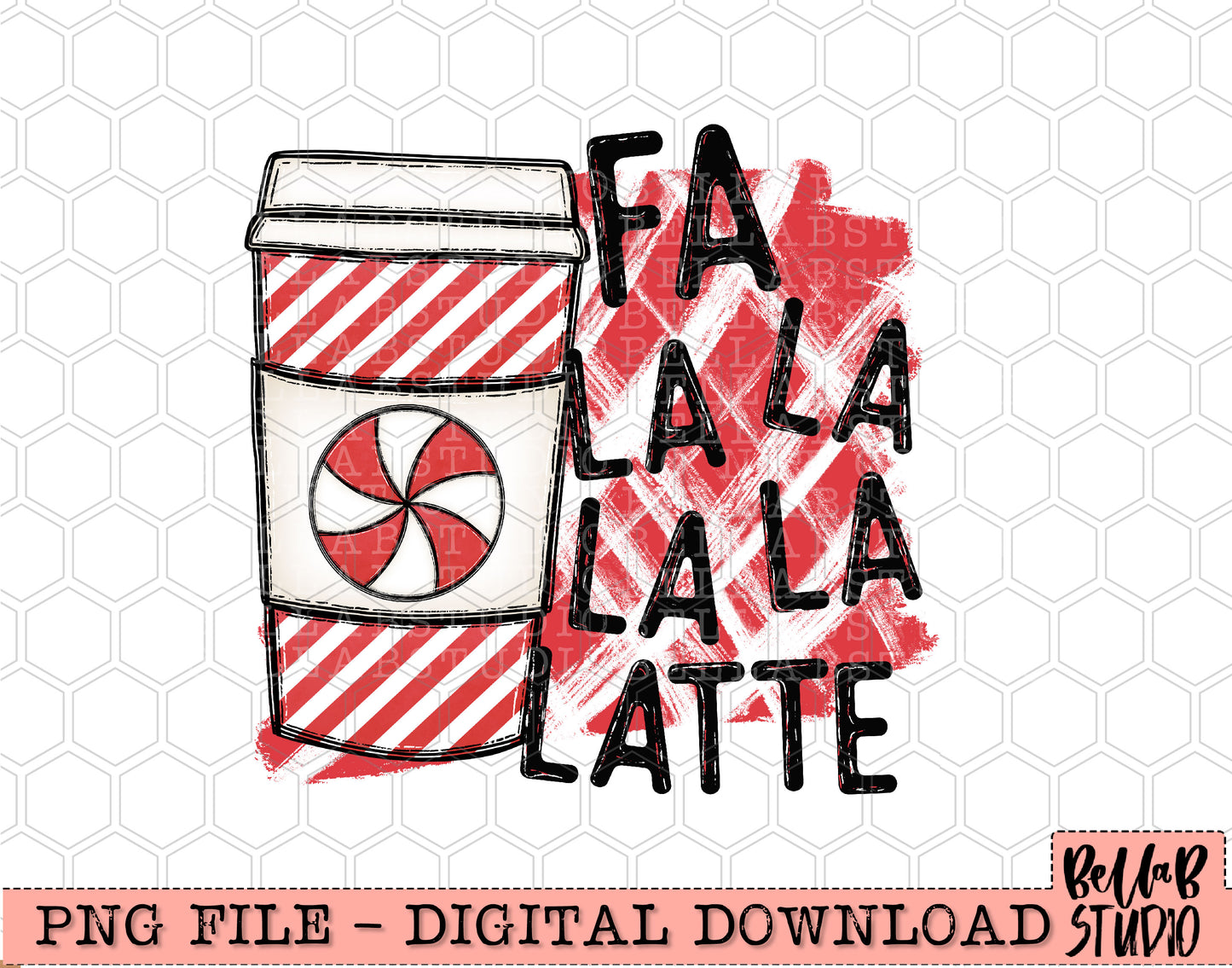 FA La La Latte PNG Design