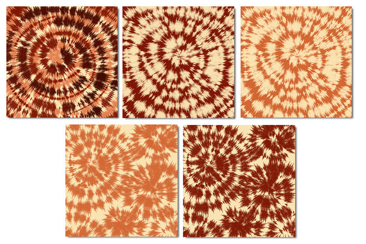 Fall Tie Dye Digital Papers