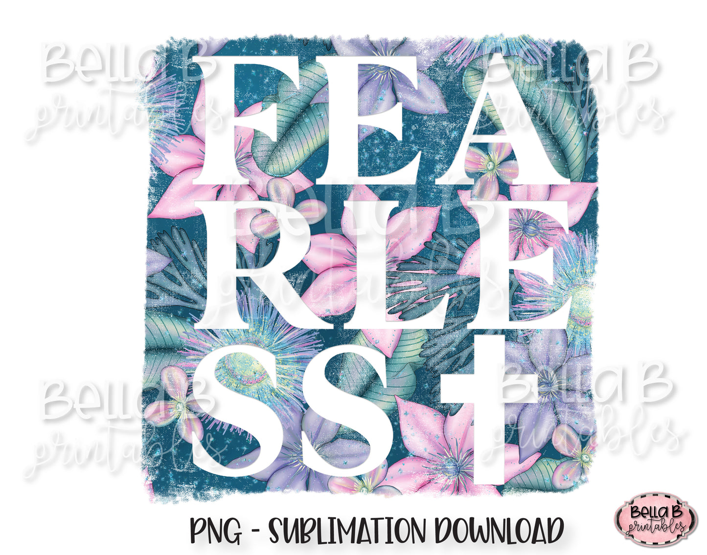 Fearless Sublimation Design, Christian Design
