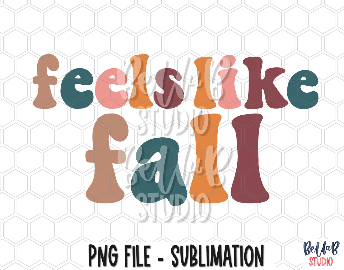 Retro Feels Like Fall Sublimation Design