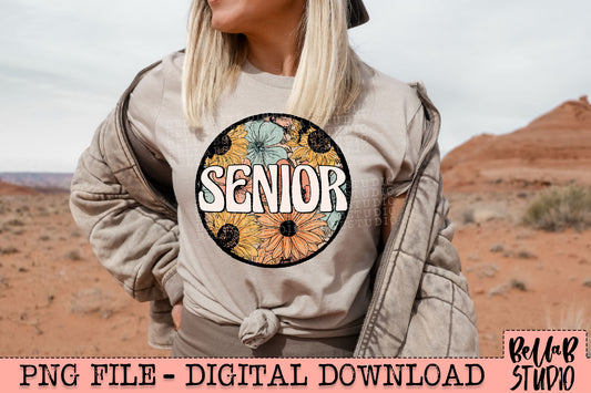 Copy of Retro Floral - Senior Sublimation Design
