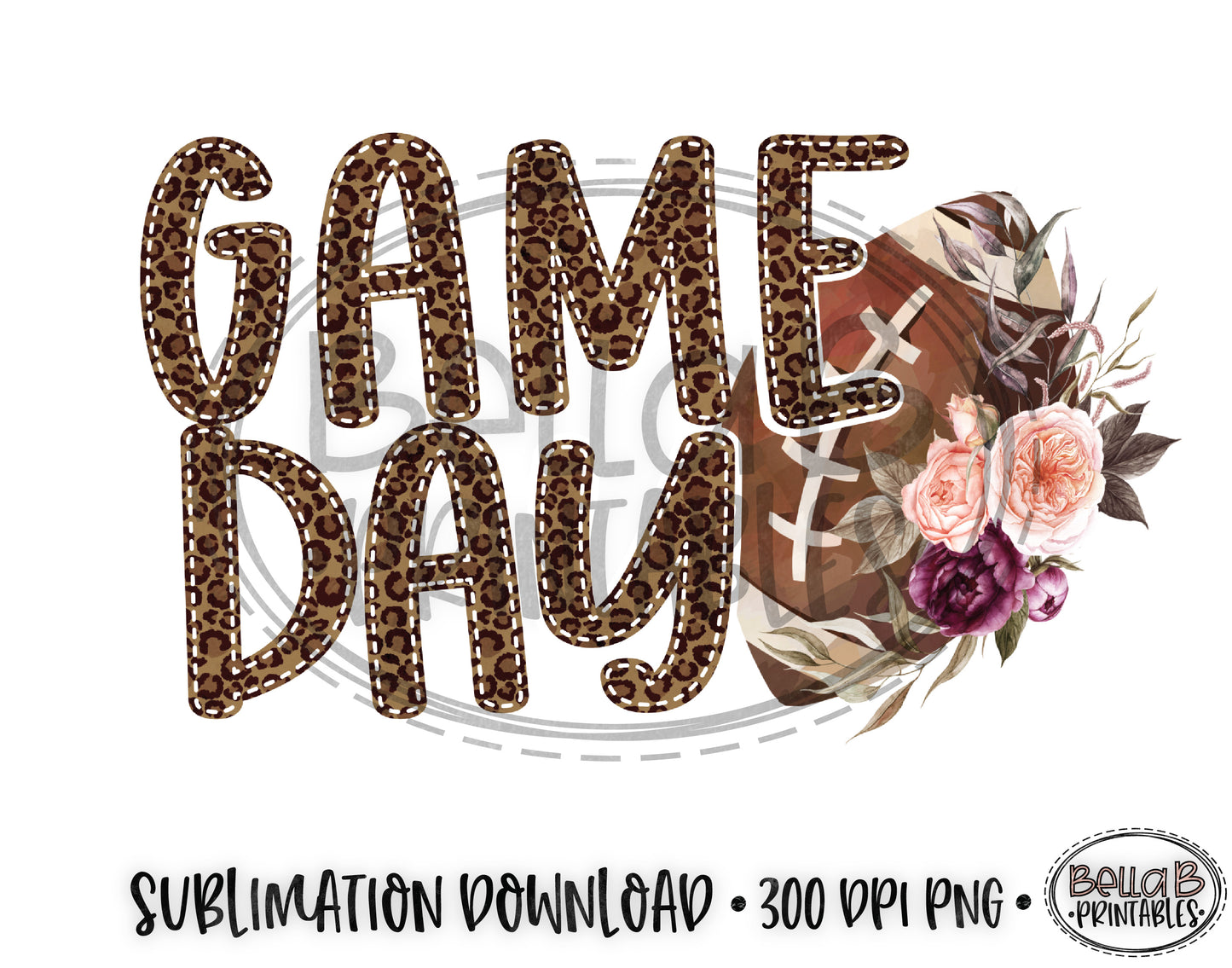 Football Sublimation Design, Game Day