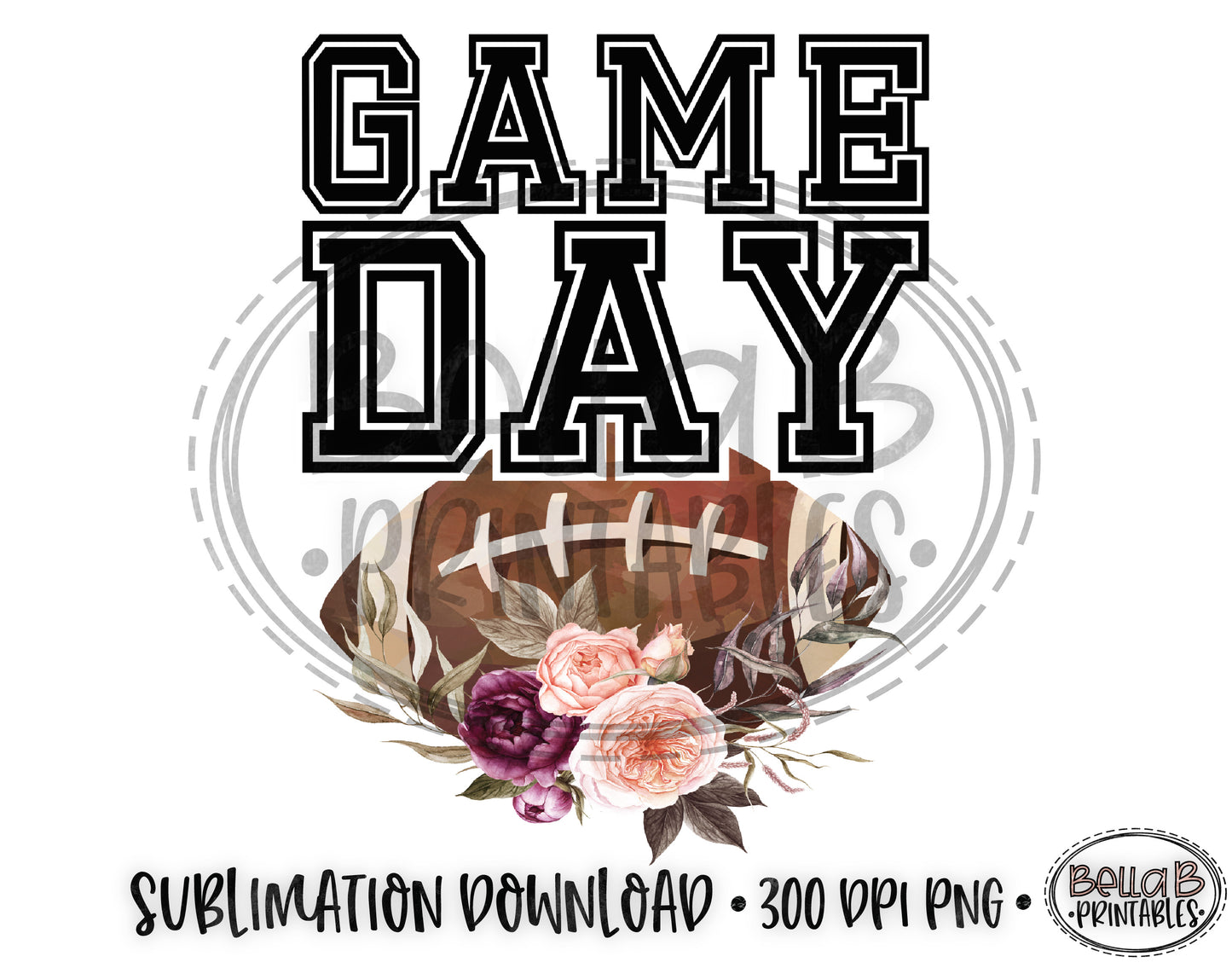 Football Sublimation Design, Game Day