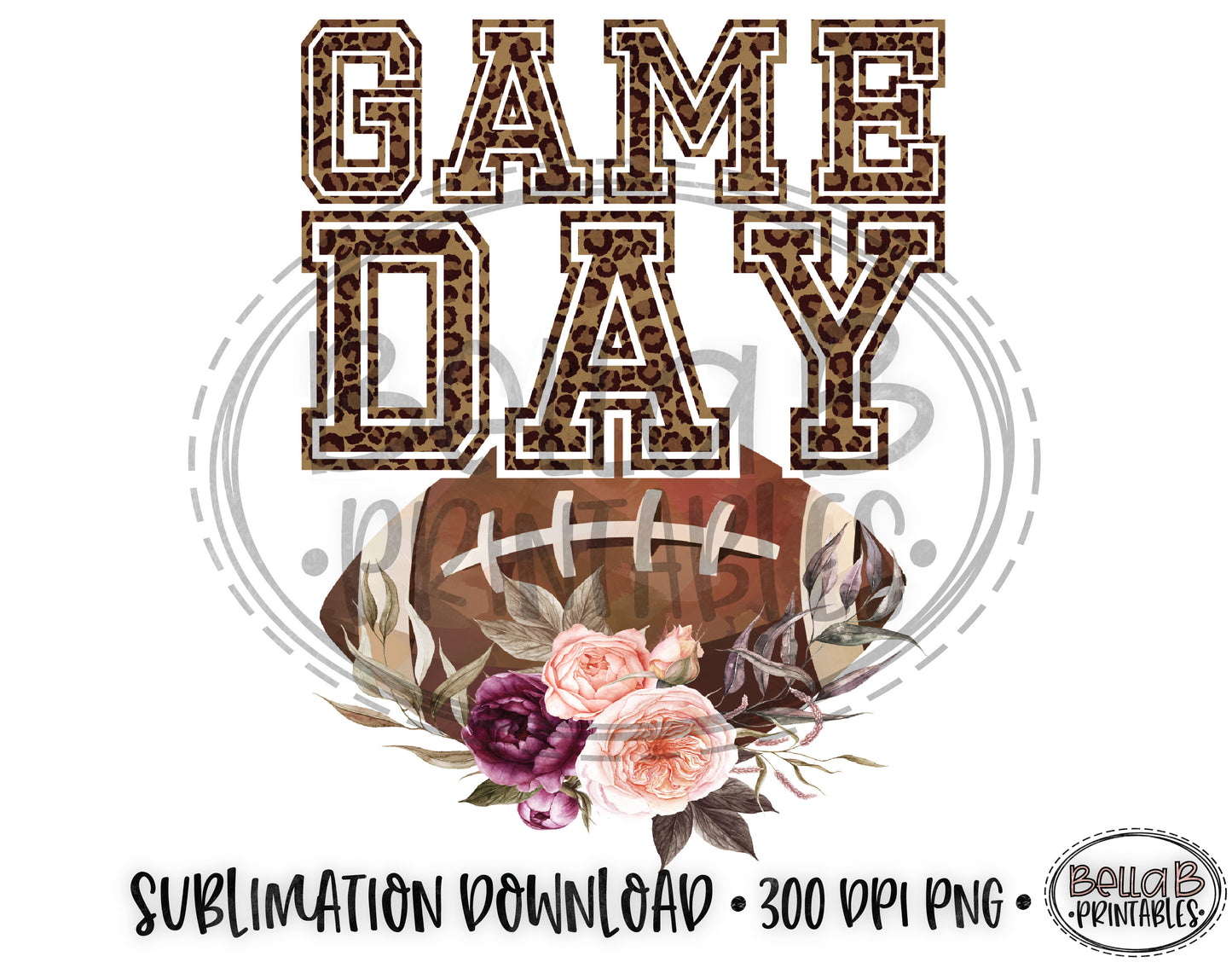 Football Sublimation Design, Game Day
