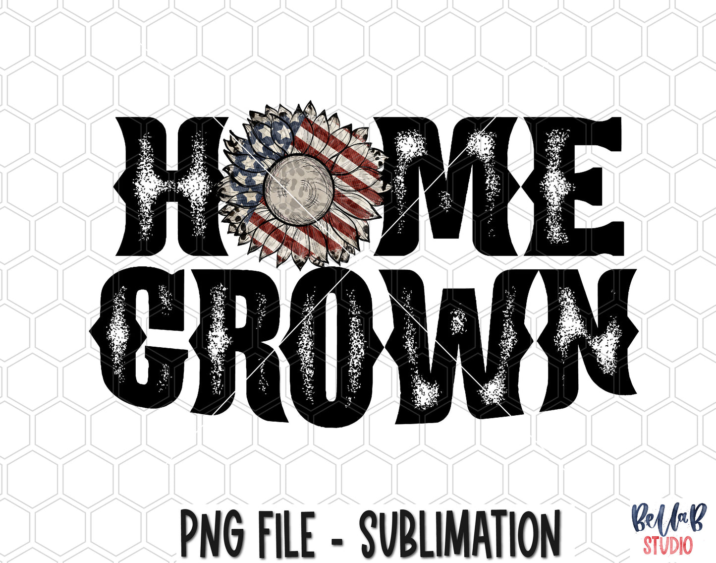 Home Grown Sublimation Design