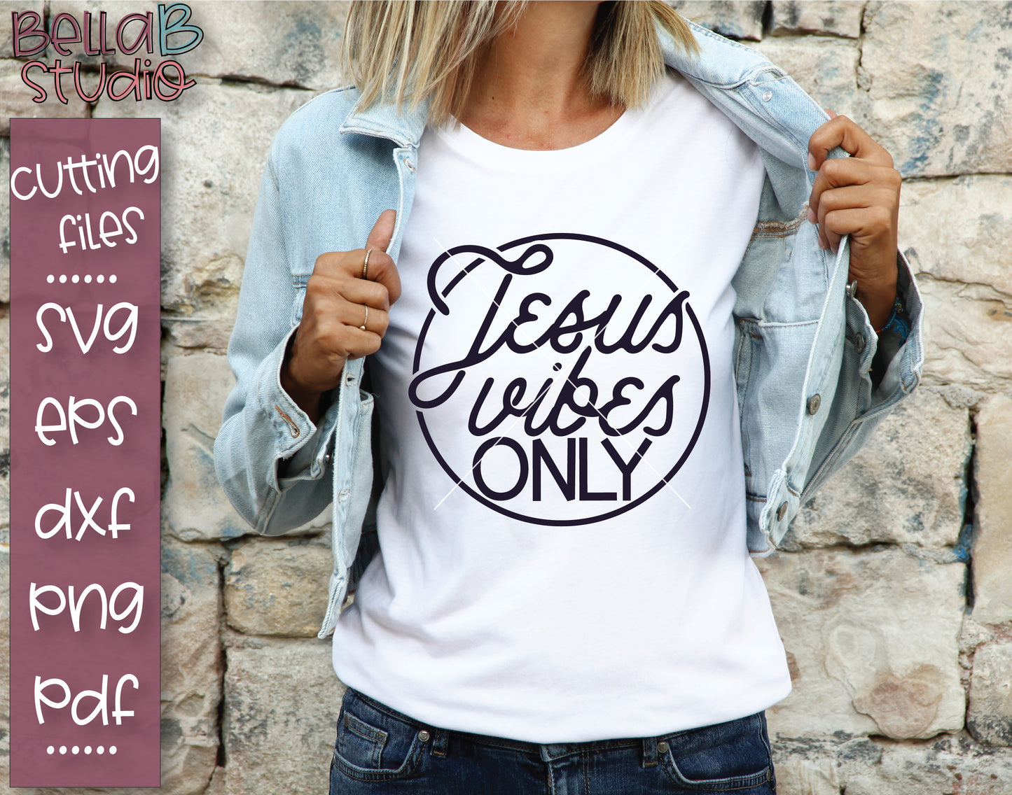 Jesus Vibes Only SVG File