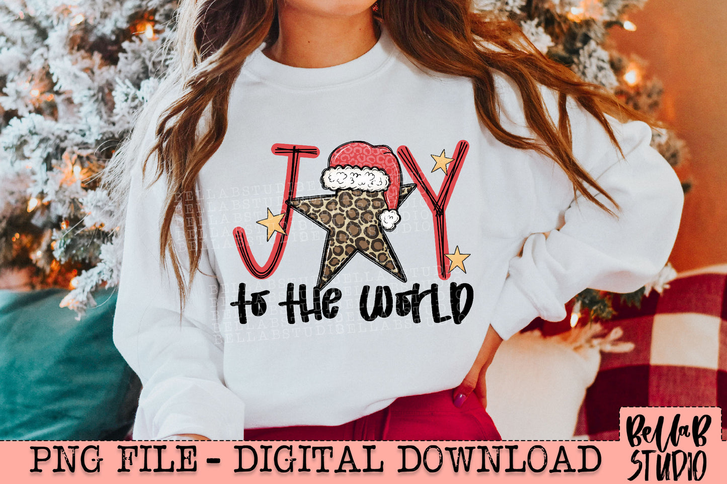 Joy To The World Christmas PNG Design