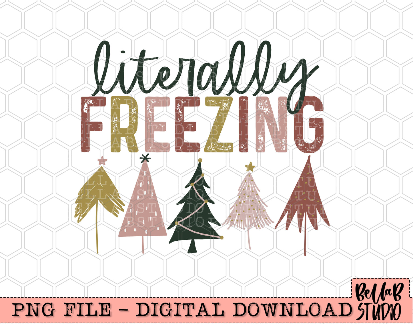 Literally Freezing PNG Design