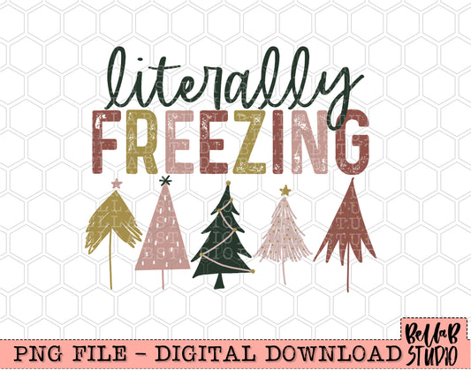 Literally Freezing PNG Design