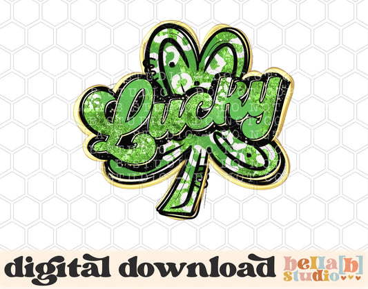Lucky Clover PNG Design