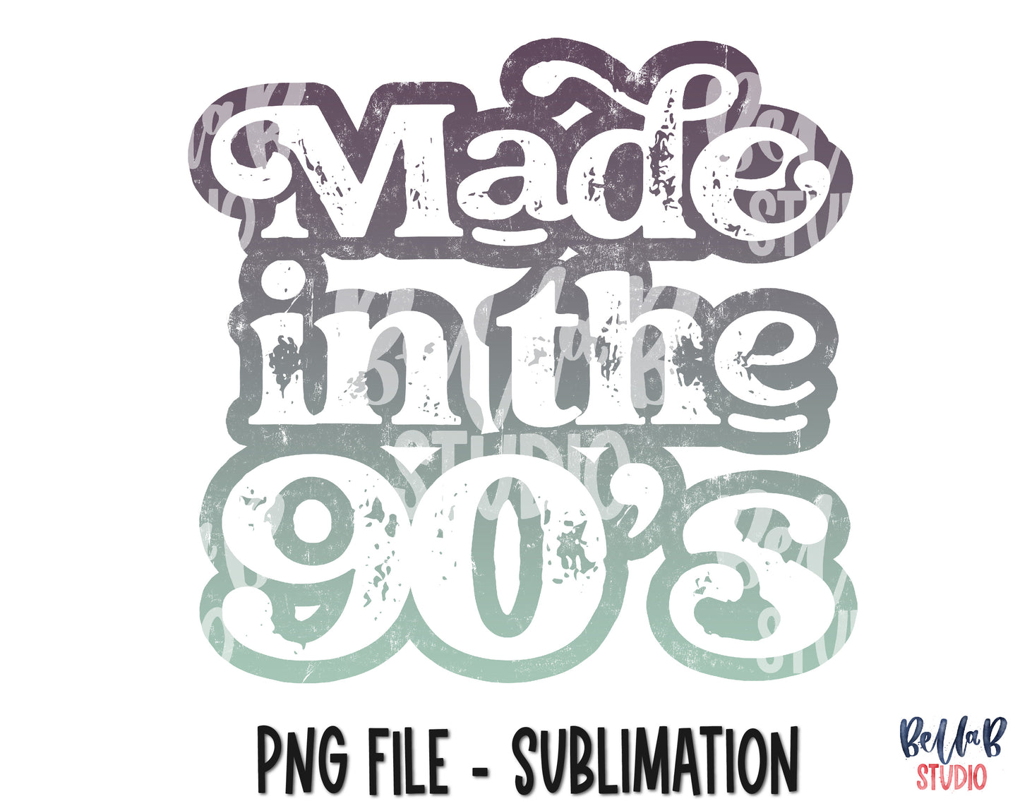 Made In The 90's Sublimation Design