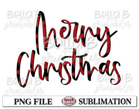 Merry Christmas Sublimation Design