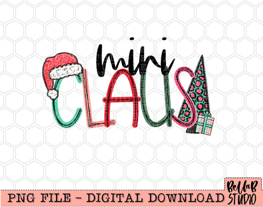 Mini Claus PNG Design