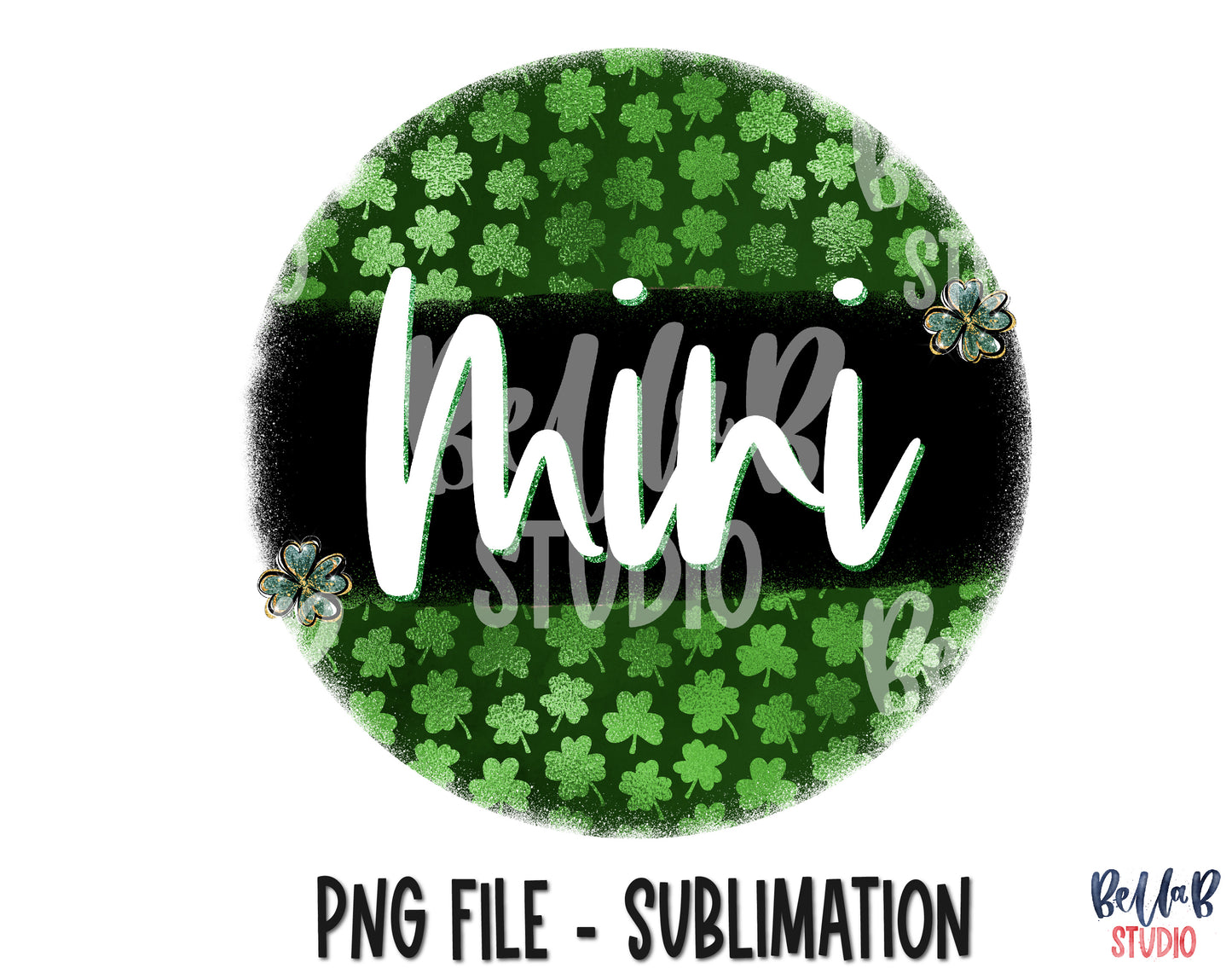 St Patricks Mini Sublimation Design