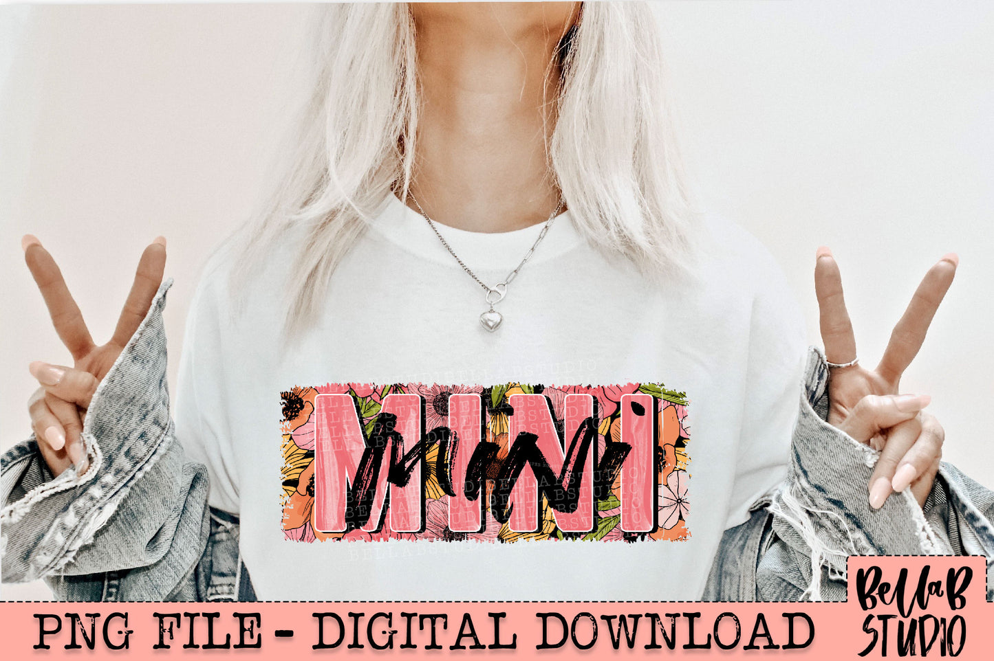 Vintage Floral Mini PNG Design