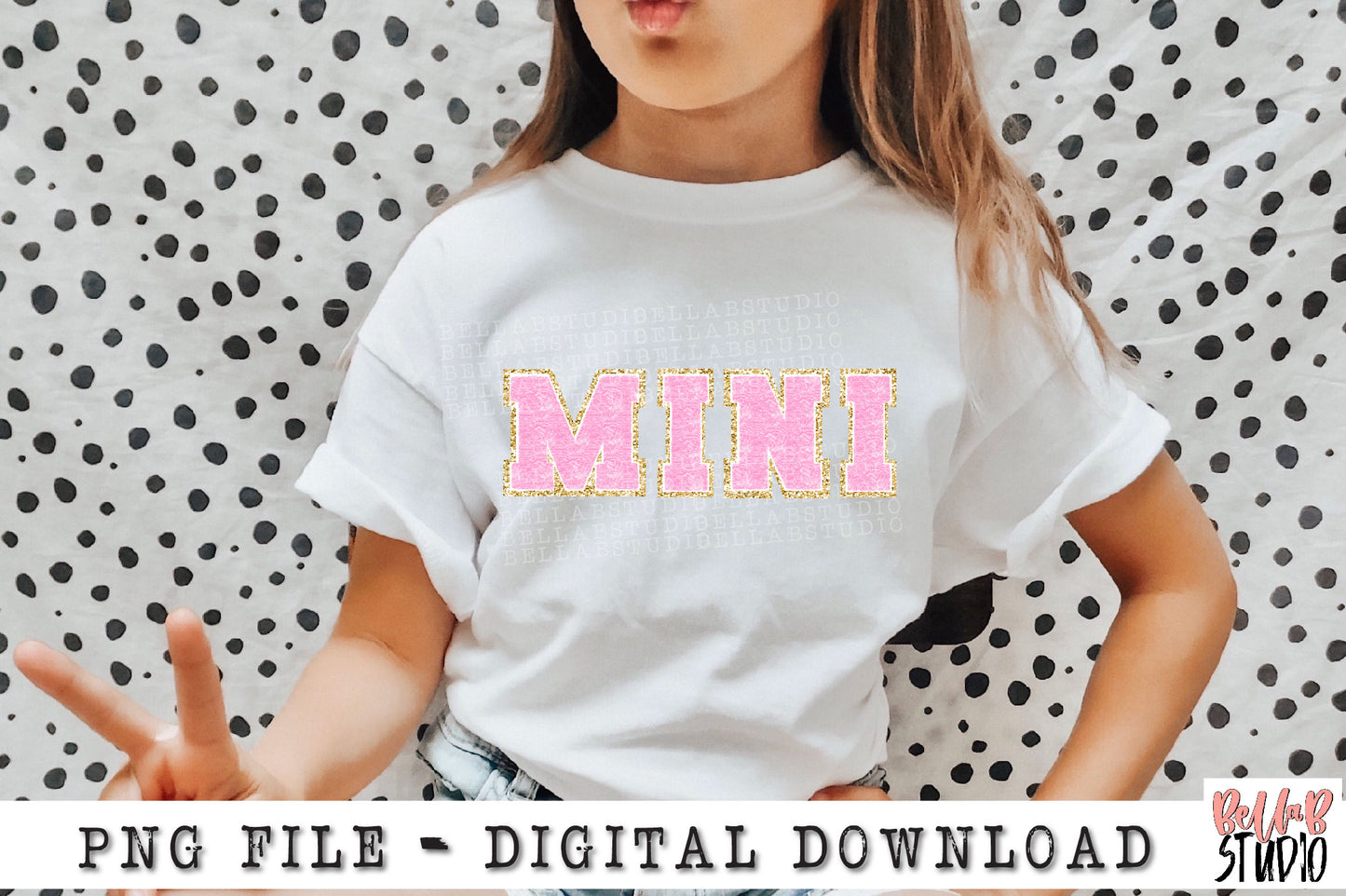 Pink Chenille MINI PNG Sublimation Design