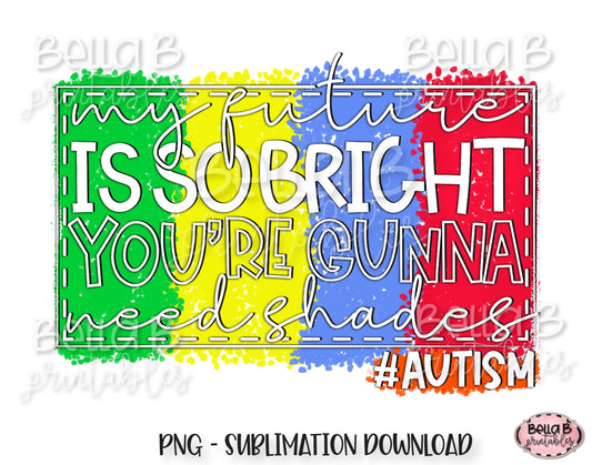 Autism Awareness Sublimation Design