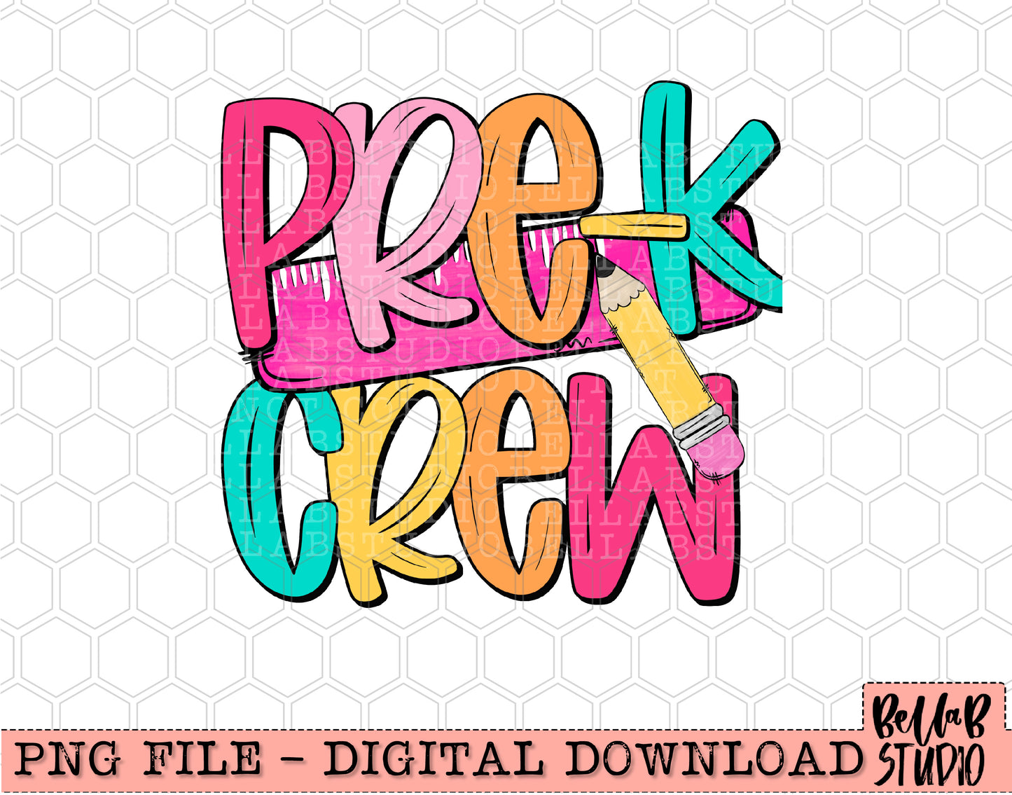 Pre-K Crew PNG Design