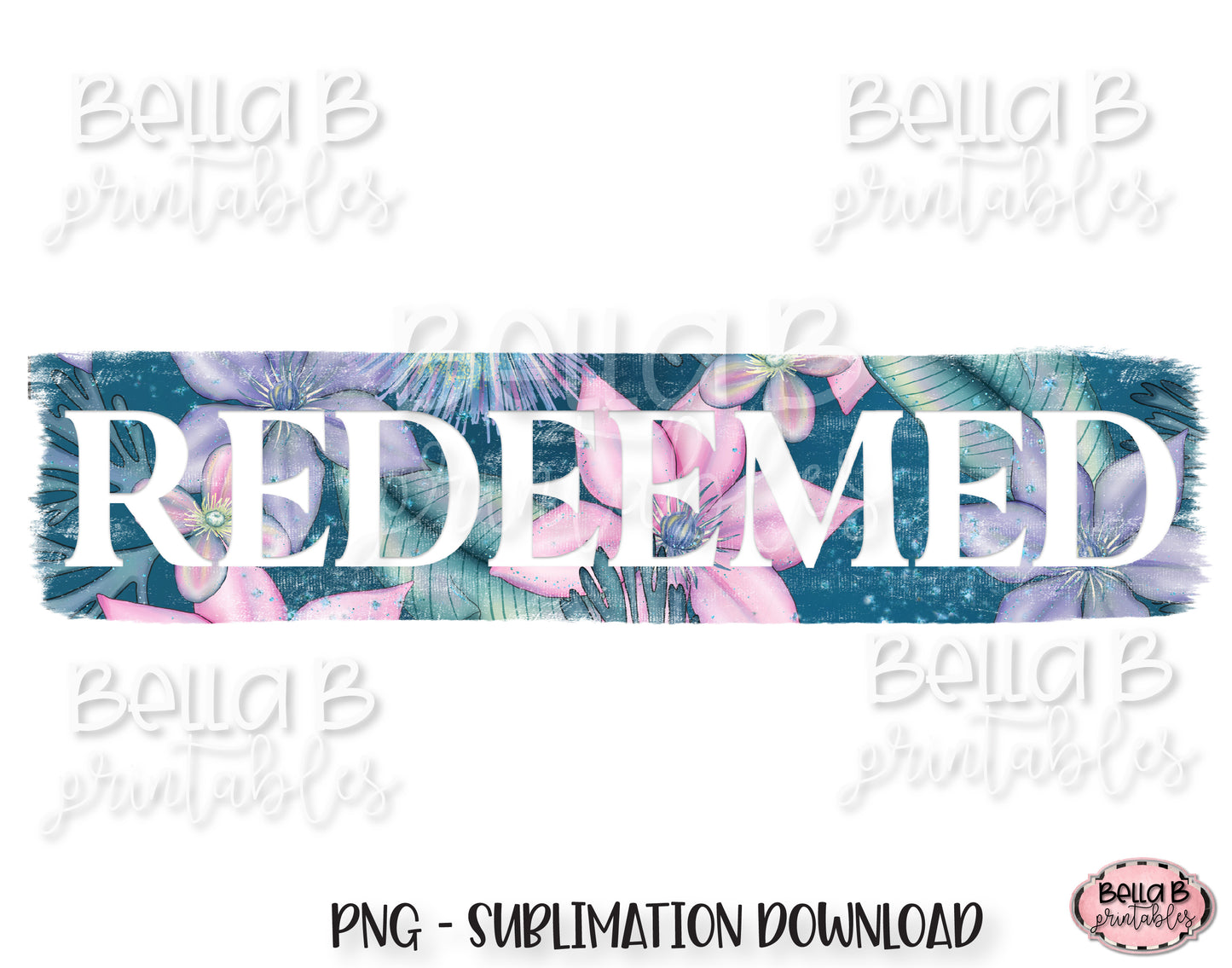 Redeemed Sublimation Design, Christian Design
