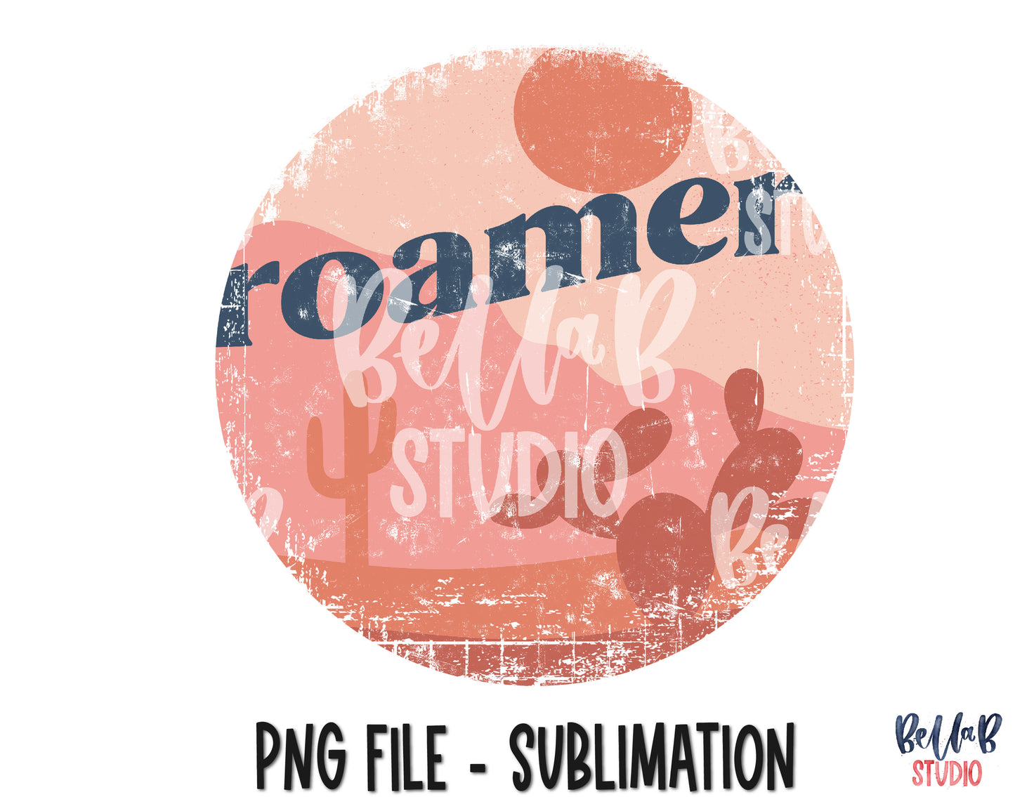 Retro Desert-Roamer Sublimation Design