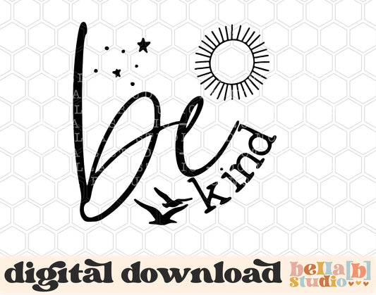 Be Kind PNG Design