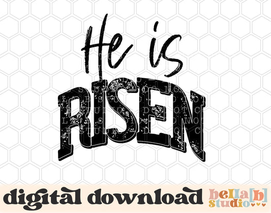 He Is Risen PNG Sublimation Design