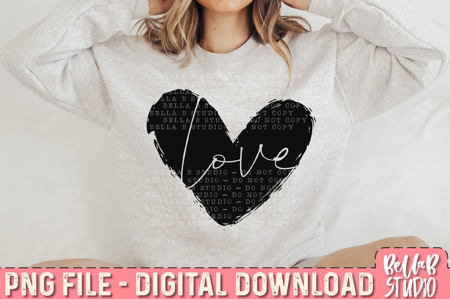 Love Heart PNG Design
