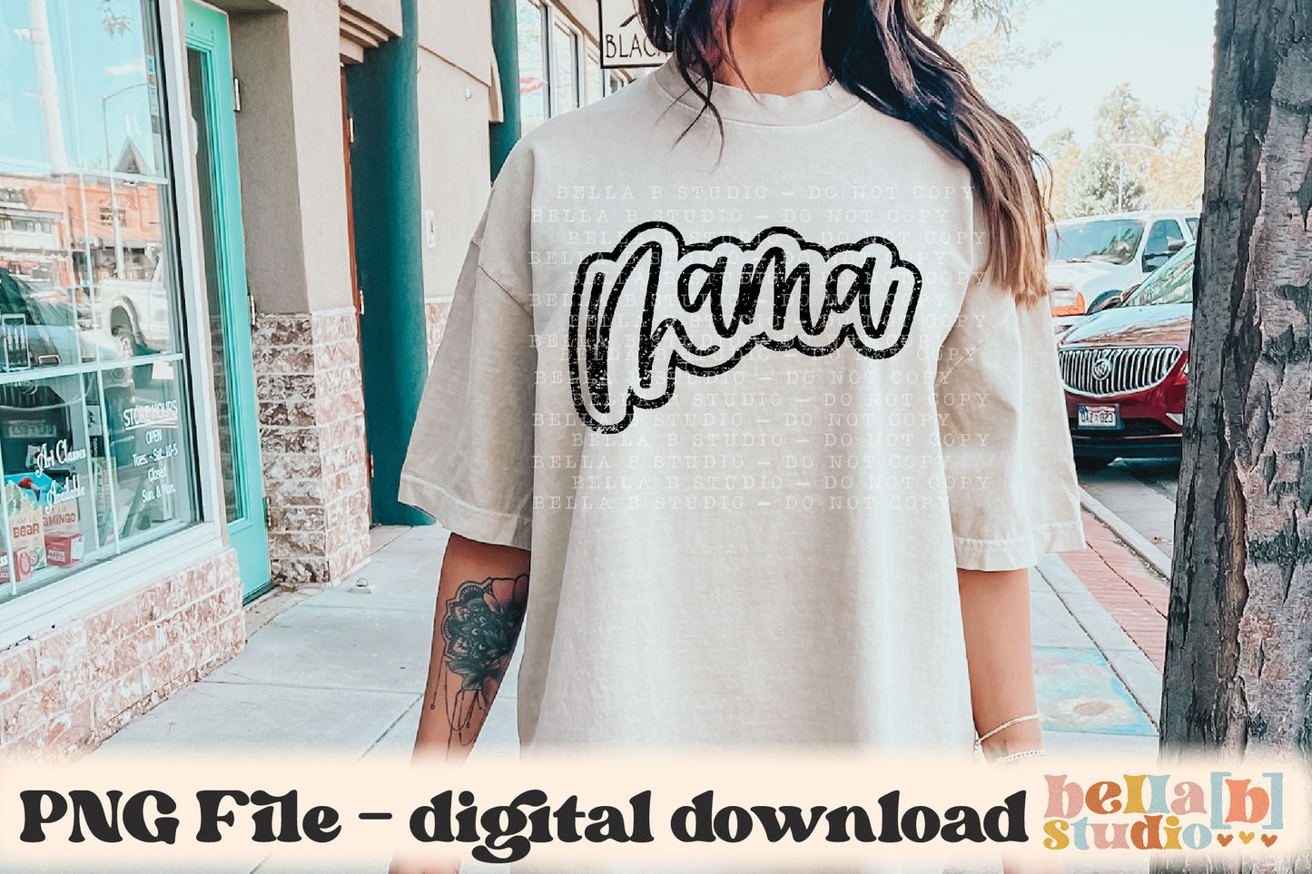 Mama Outlined PNG Design