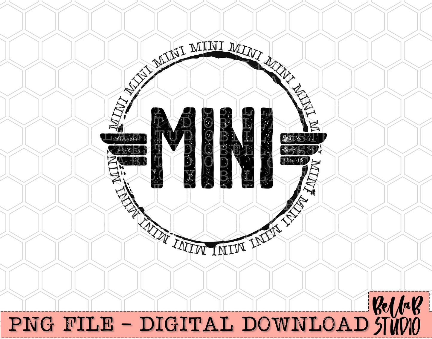 Mini Wings Round PNG Design