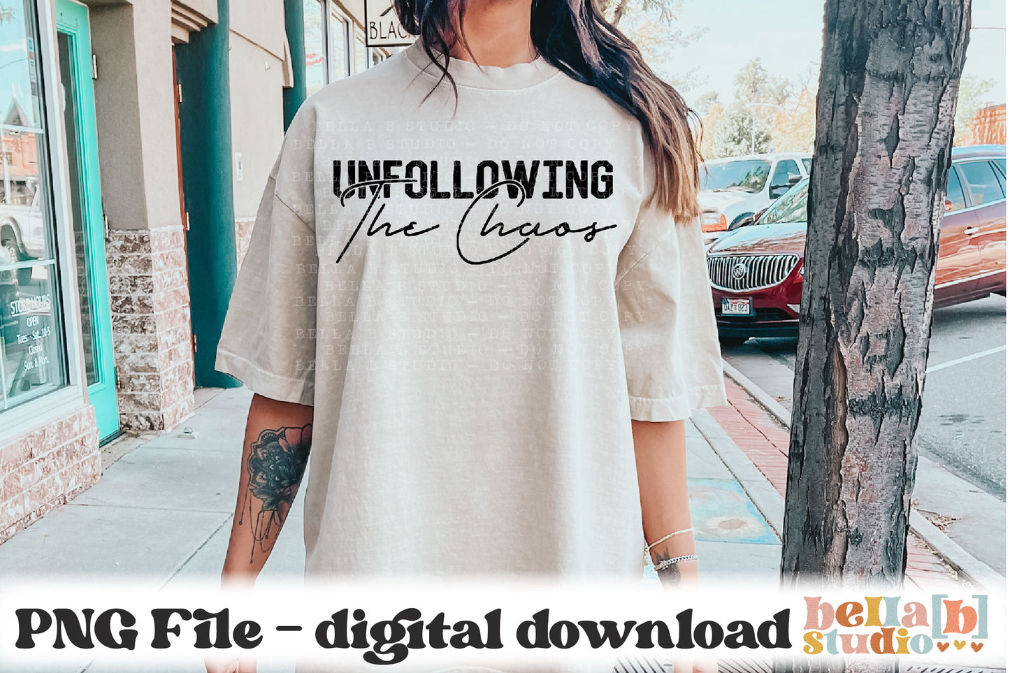 Unfollowing The Chaos PNG Design