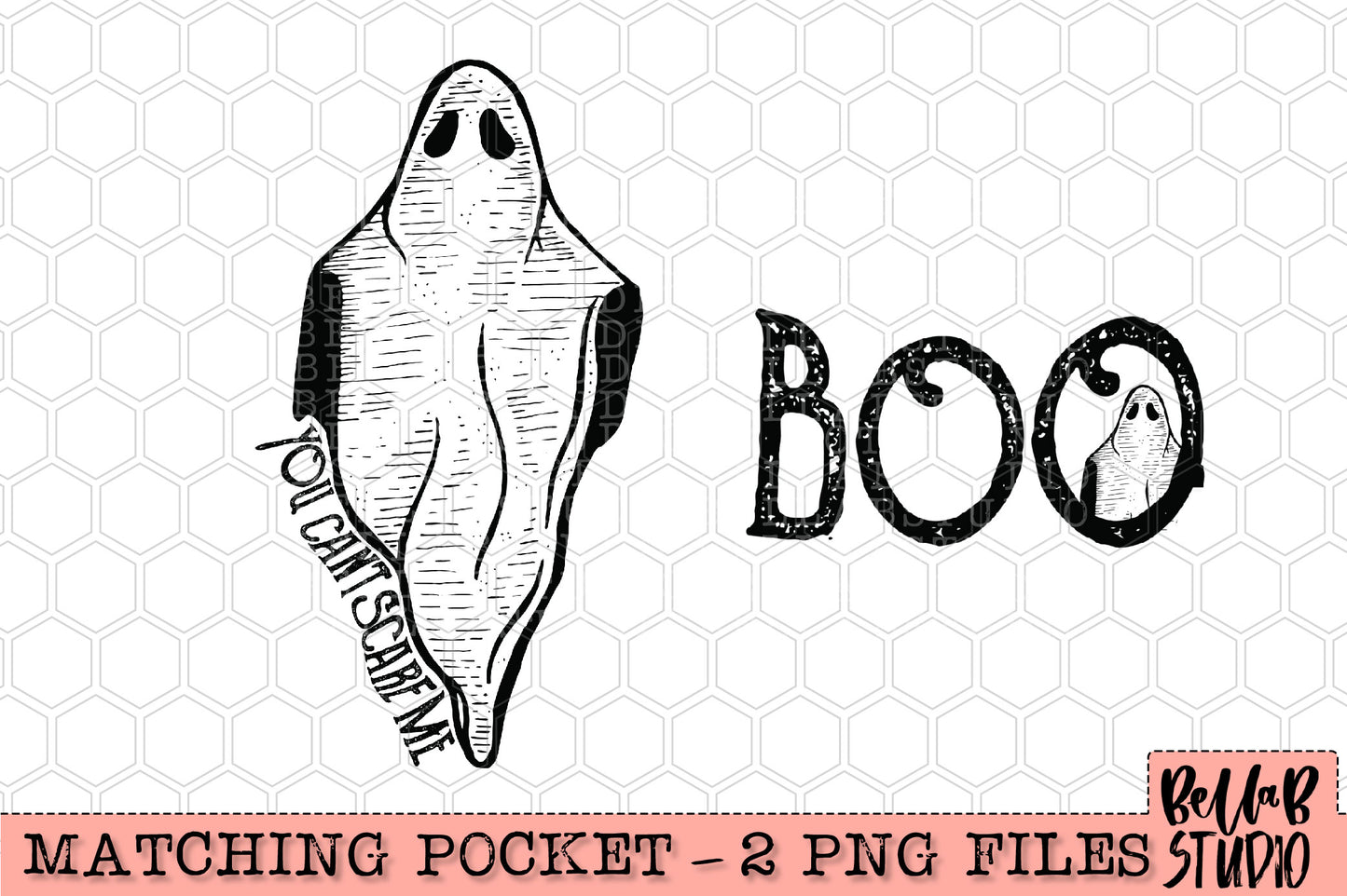You Can't Scare Me Matching Pocket Design PNG