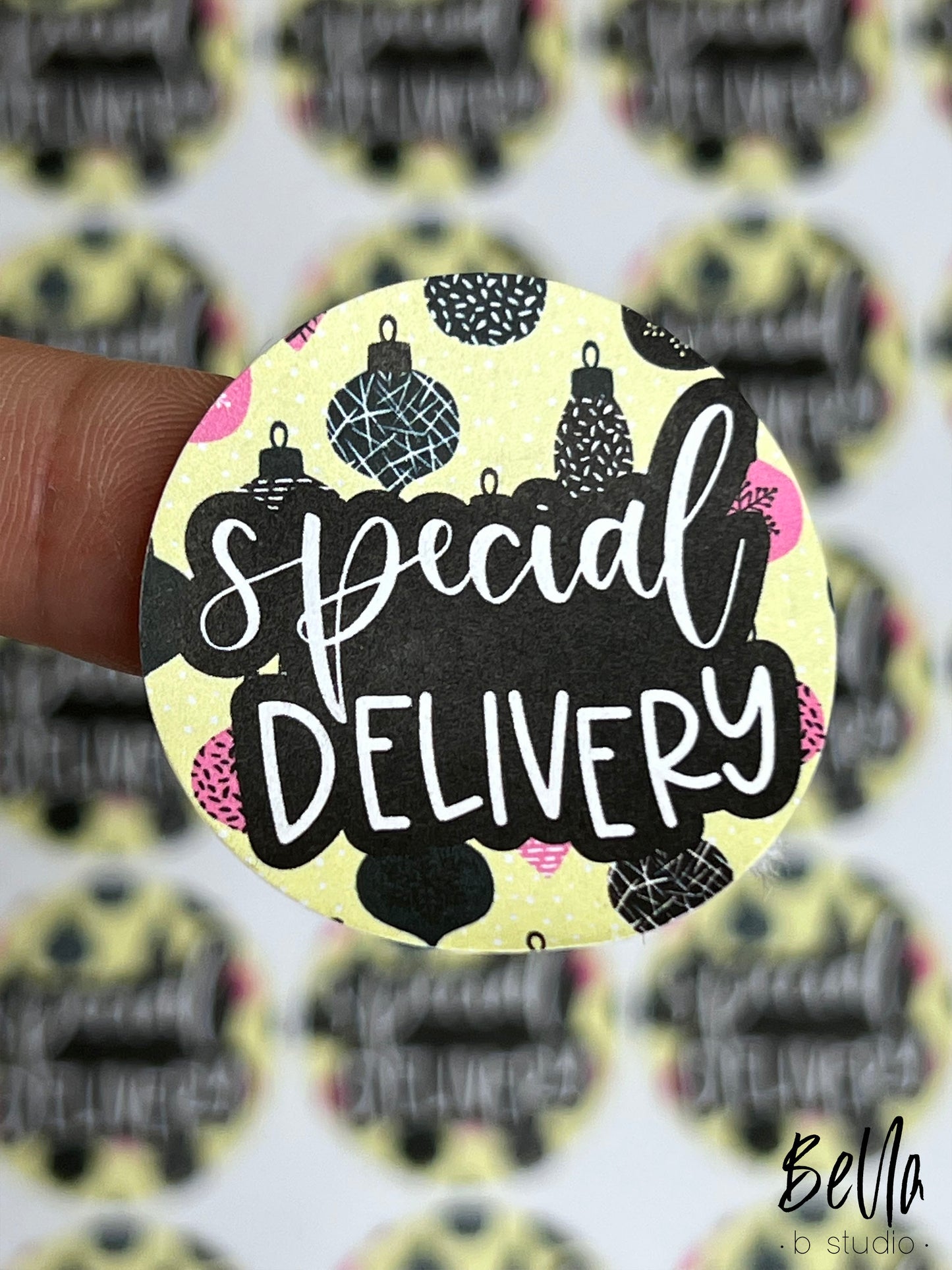 Special Delivery Christmas Sticker Sheet - Small Business Packaging Stickers