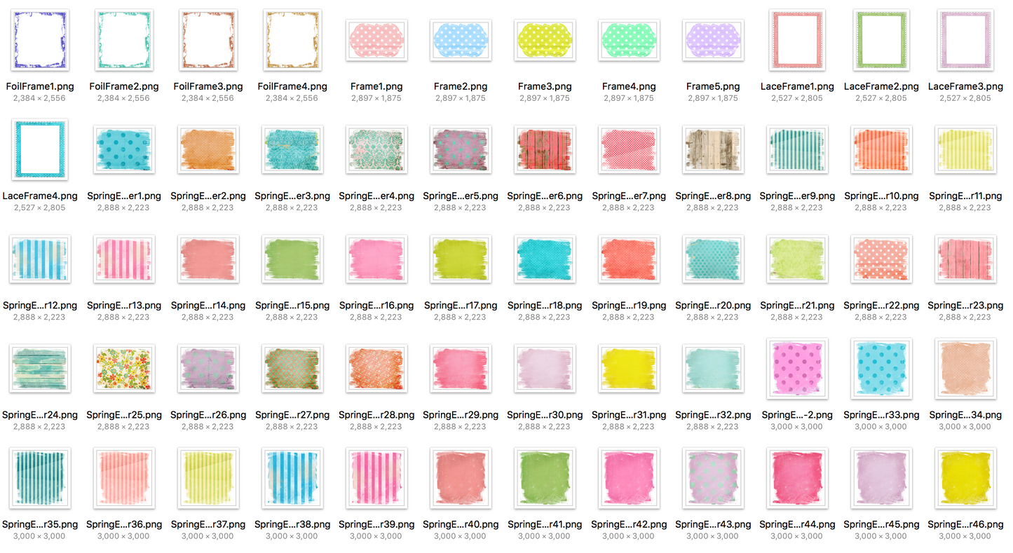 Spring and Easter Sublimation Background Bundle, Backsplash Bundle