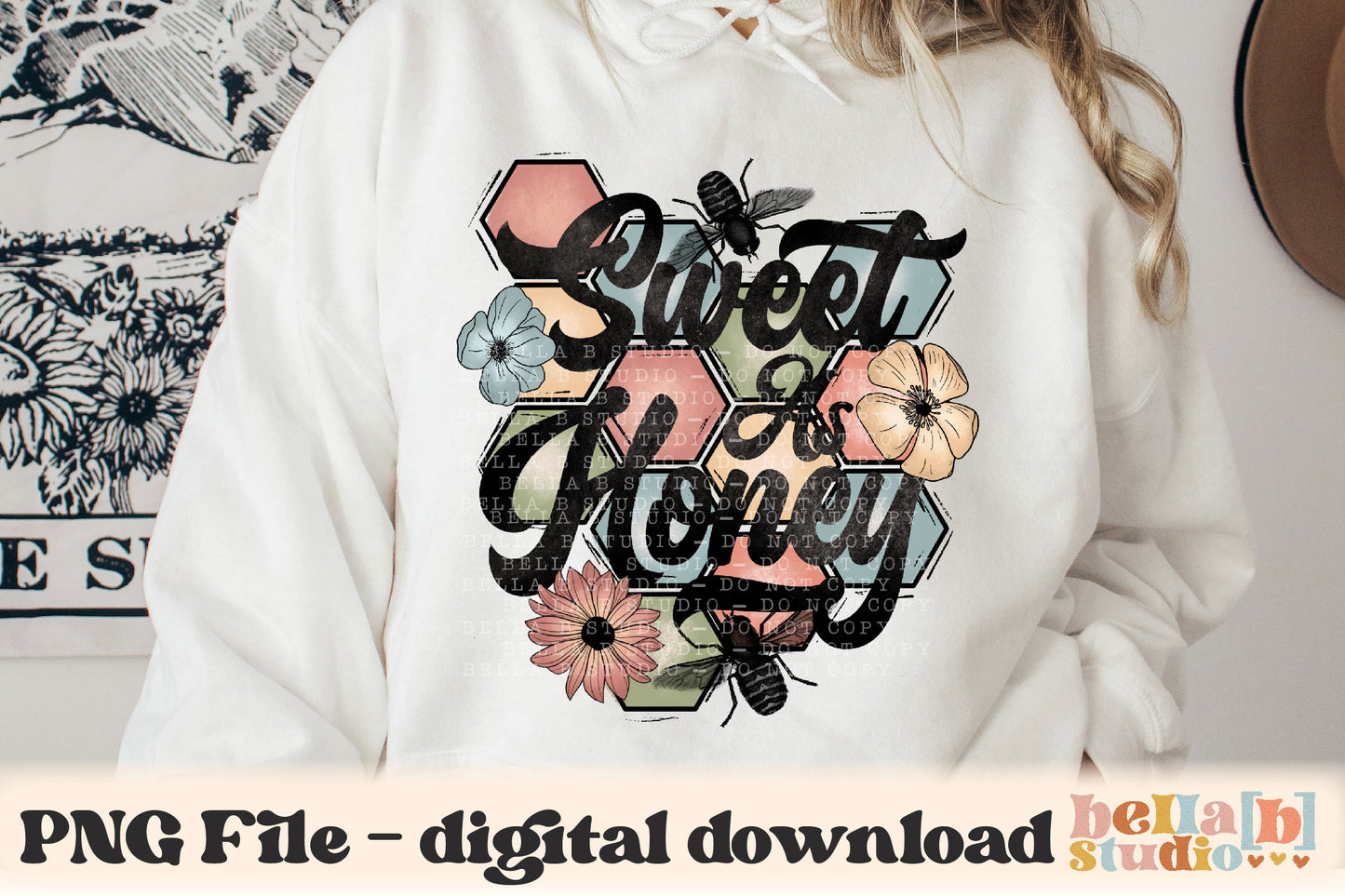Sweet As Honey PNG Design