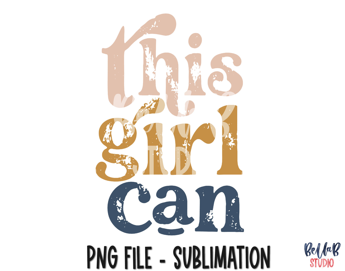 This Girl Can Sublimation Design