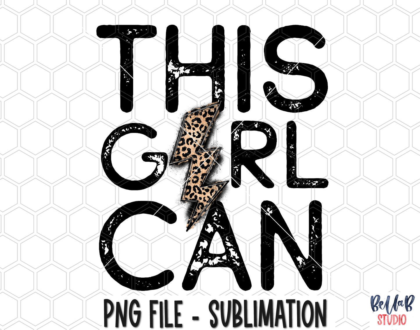 This Girl Can Sublimation Design