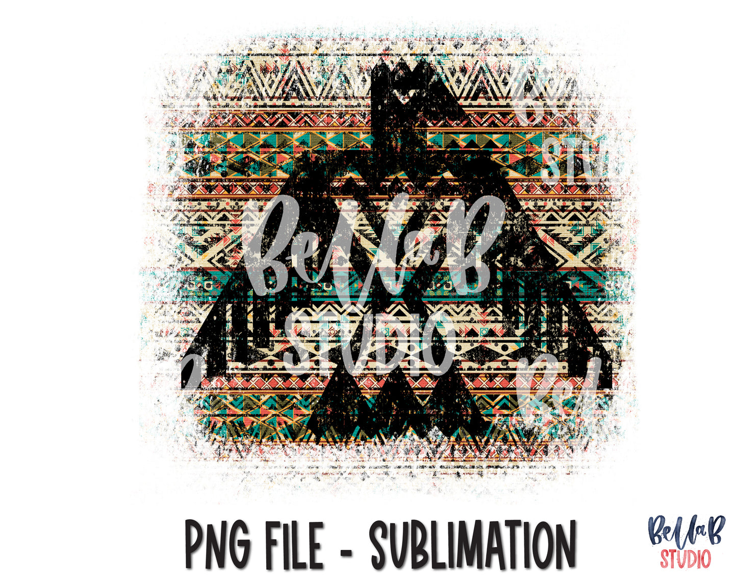 Tribal Thunderbird Sublimation Design