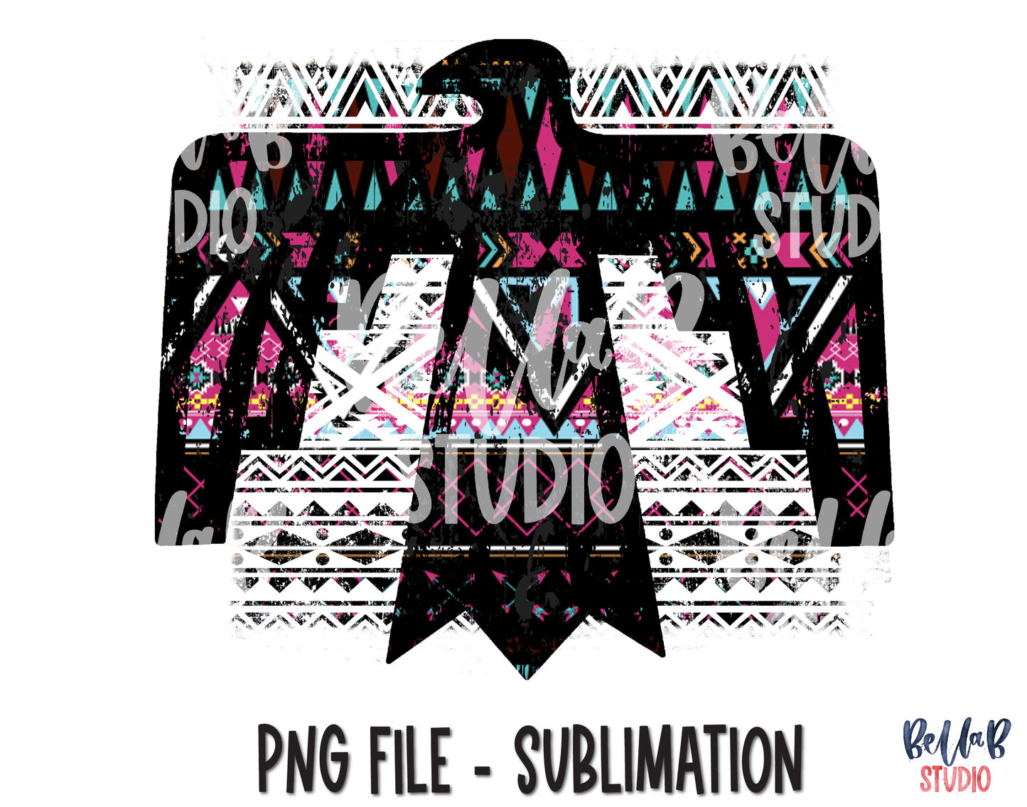 Tribal Thunderbird Sublimation Design
