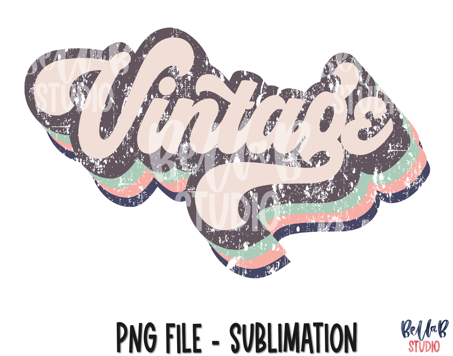 Retro Vintage Sublimation Design