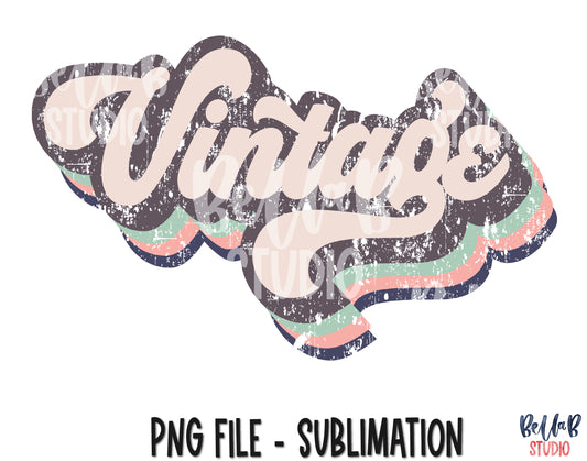Retro Vintage Sublimation Design