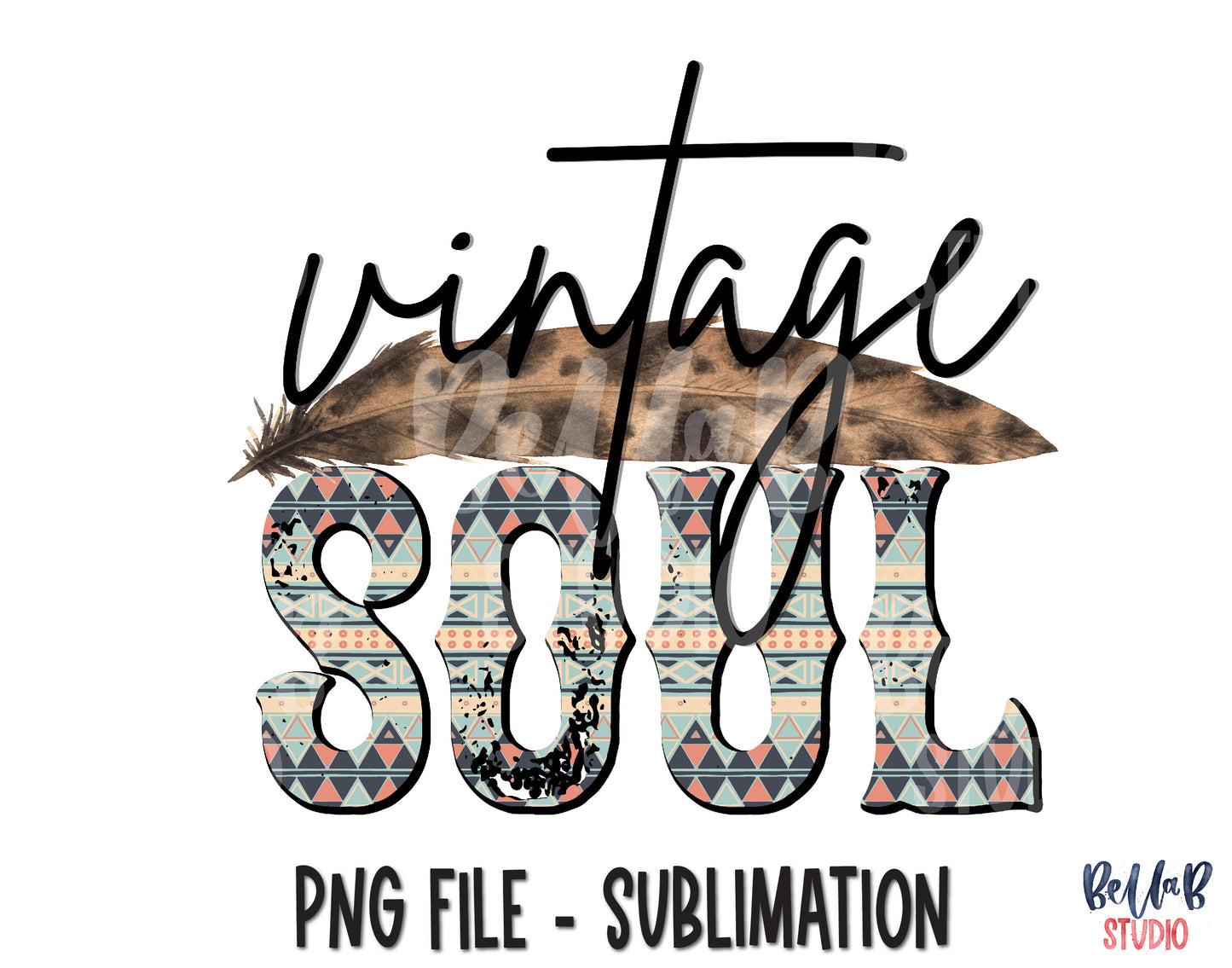 Vintage Soul Sublimation Design