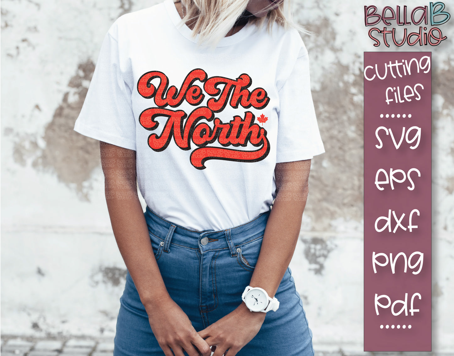 We The North SVG File, Retro Canada SVG File