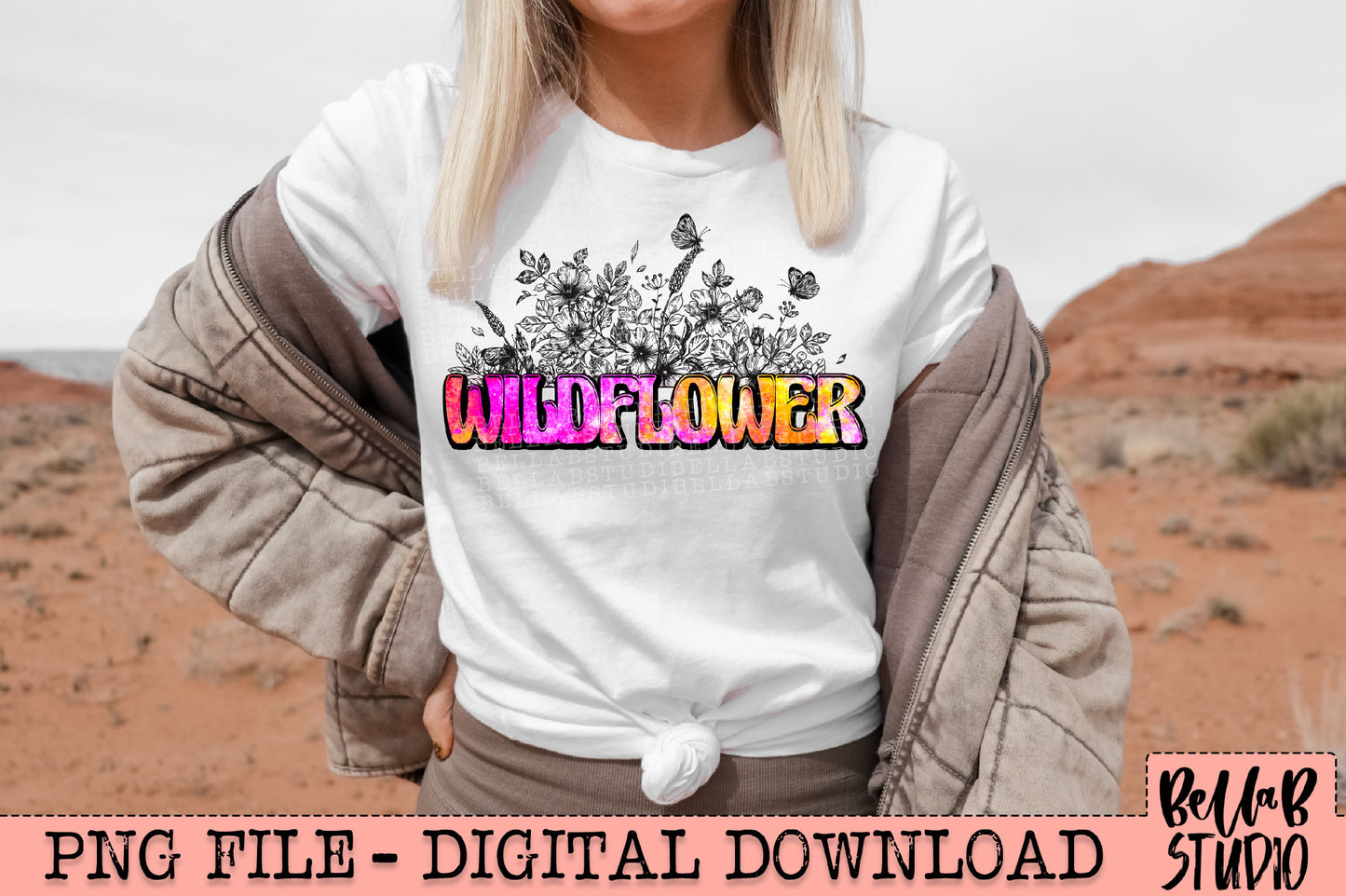 Matching Wildflower Sublimation Design