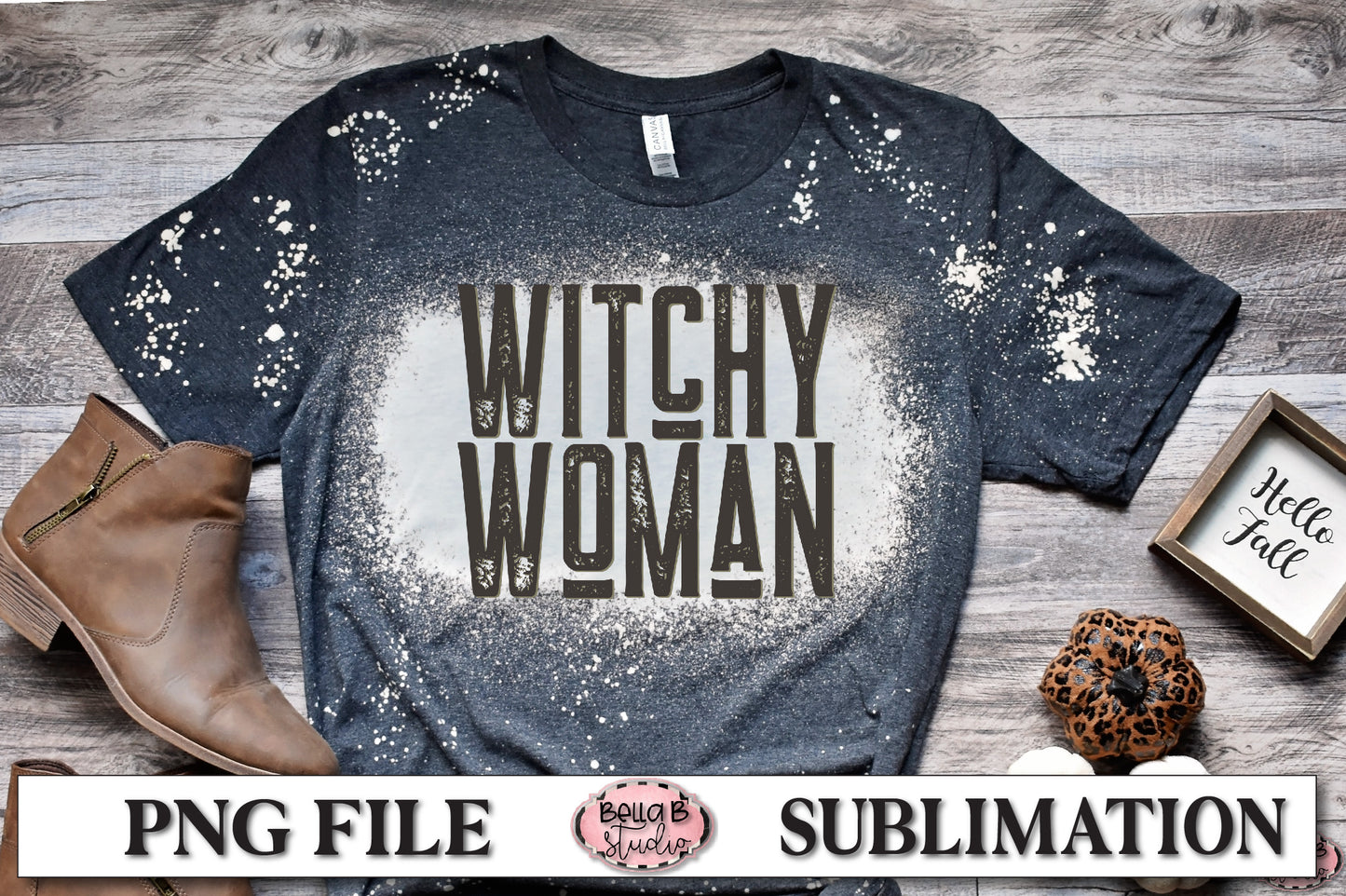 Witchy Woman Sublimation Design, Halloween
