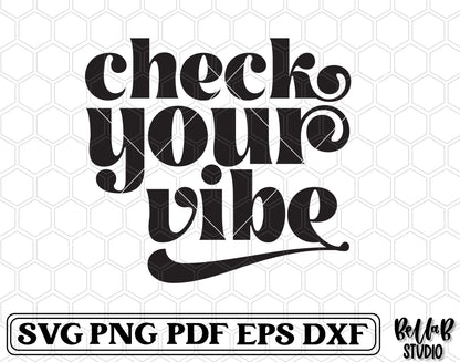 Check Your Vibe SVG File