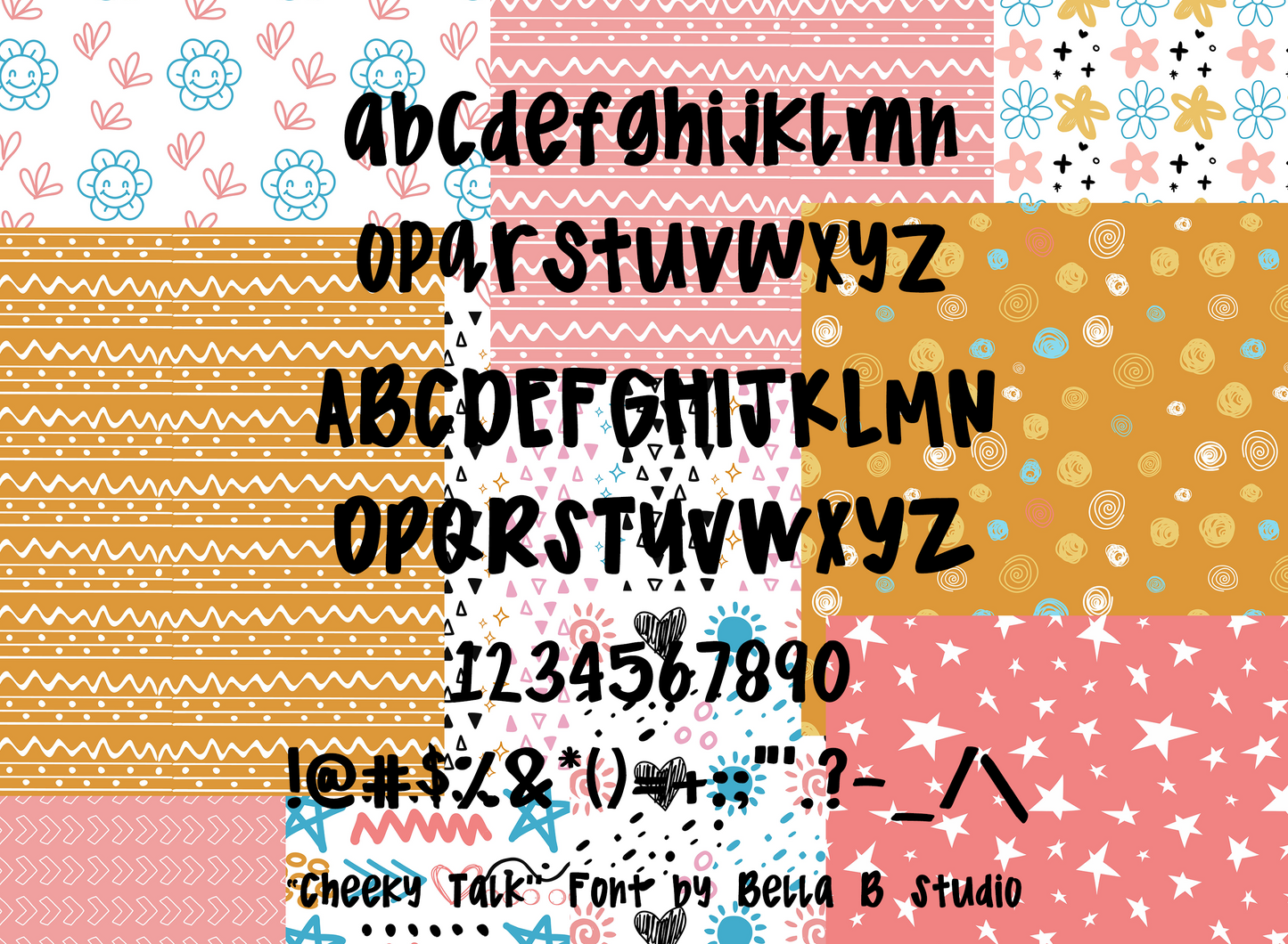 Cheeky Talk Font - A Bold Playful Font