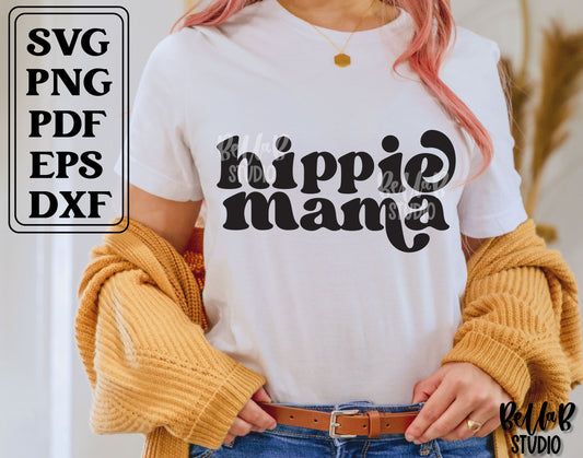 Hippie Mama SVG File