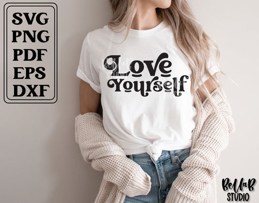 Love Yourself SVG File