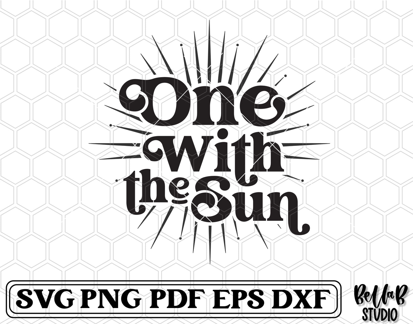 One With The Sun SVG File